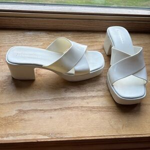 Jeffrey Campbell Jelly slides.